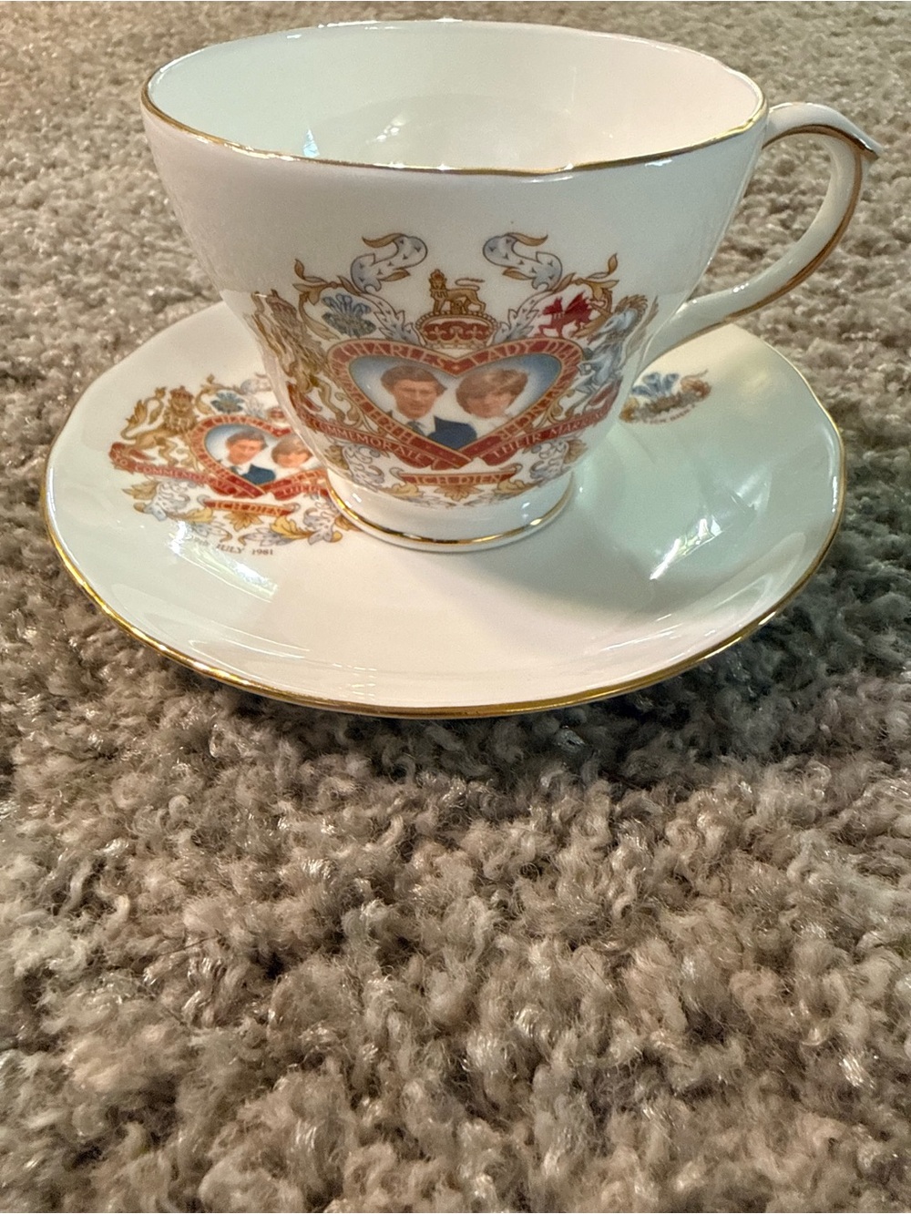 Duchess 1981 Royal Wedding Charles & Diana Cup/Saucer